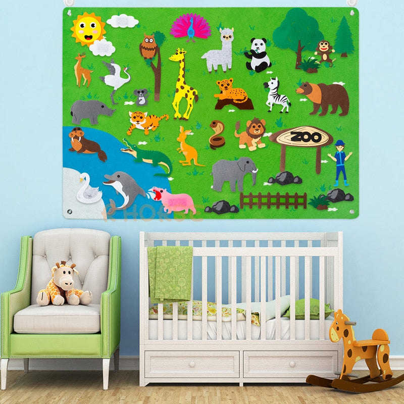 Quadro interativo - Planeta Baby